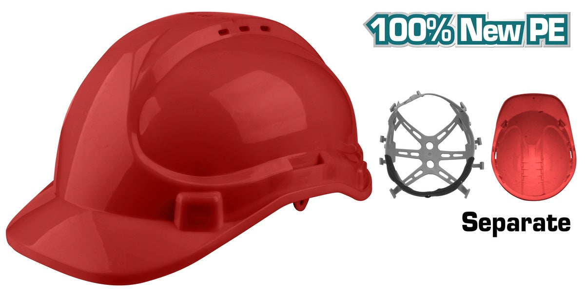TOTAL Safety Helmet TSP2611 Red