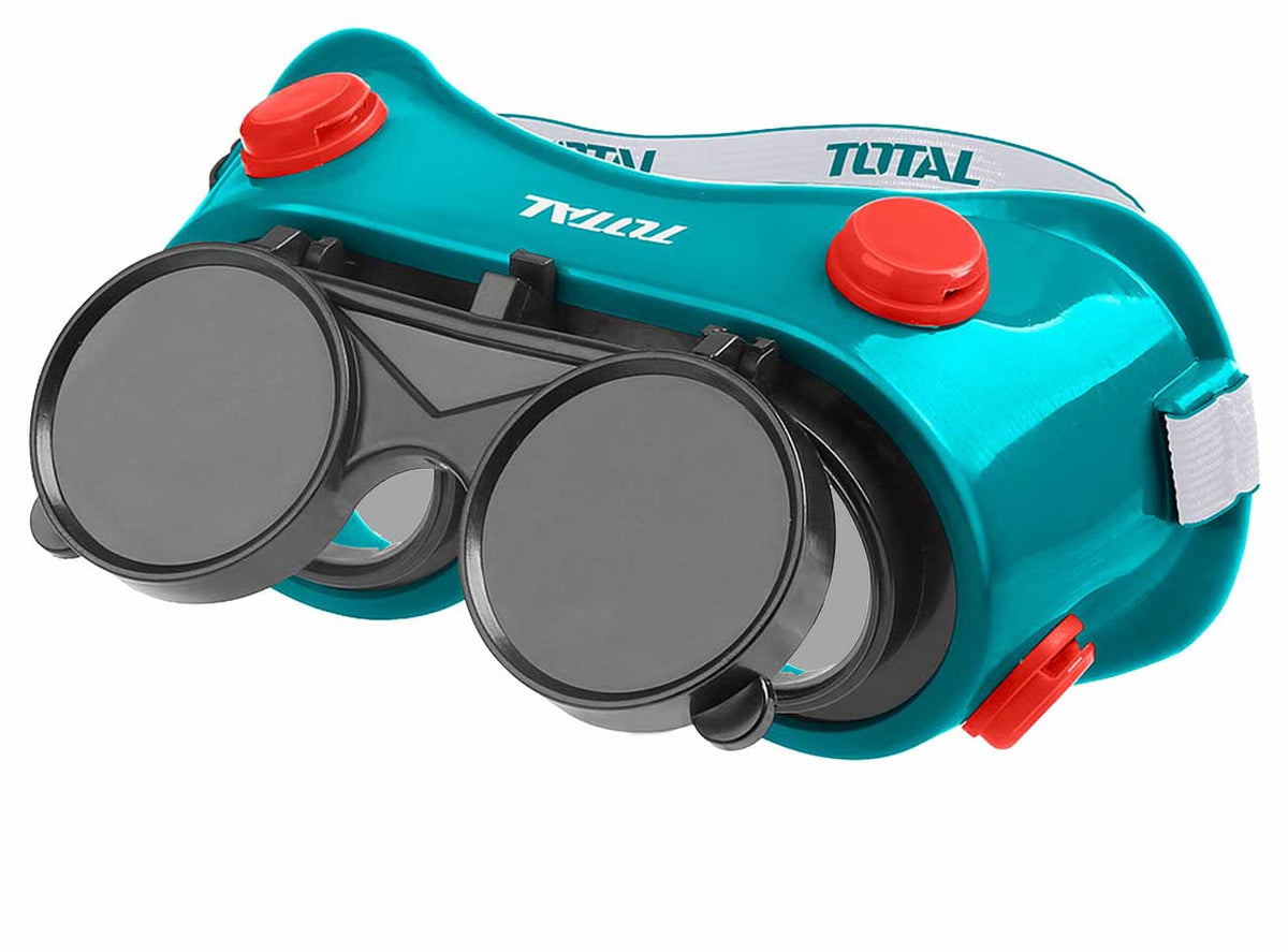 TOTAL Safety Goggles Green & Blk TSP303