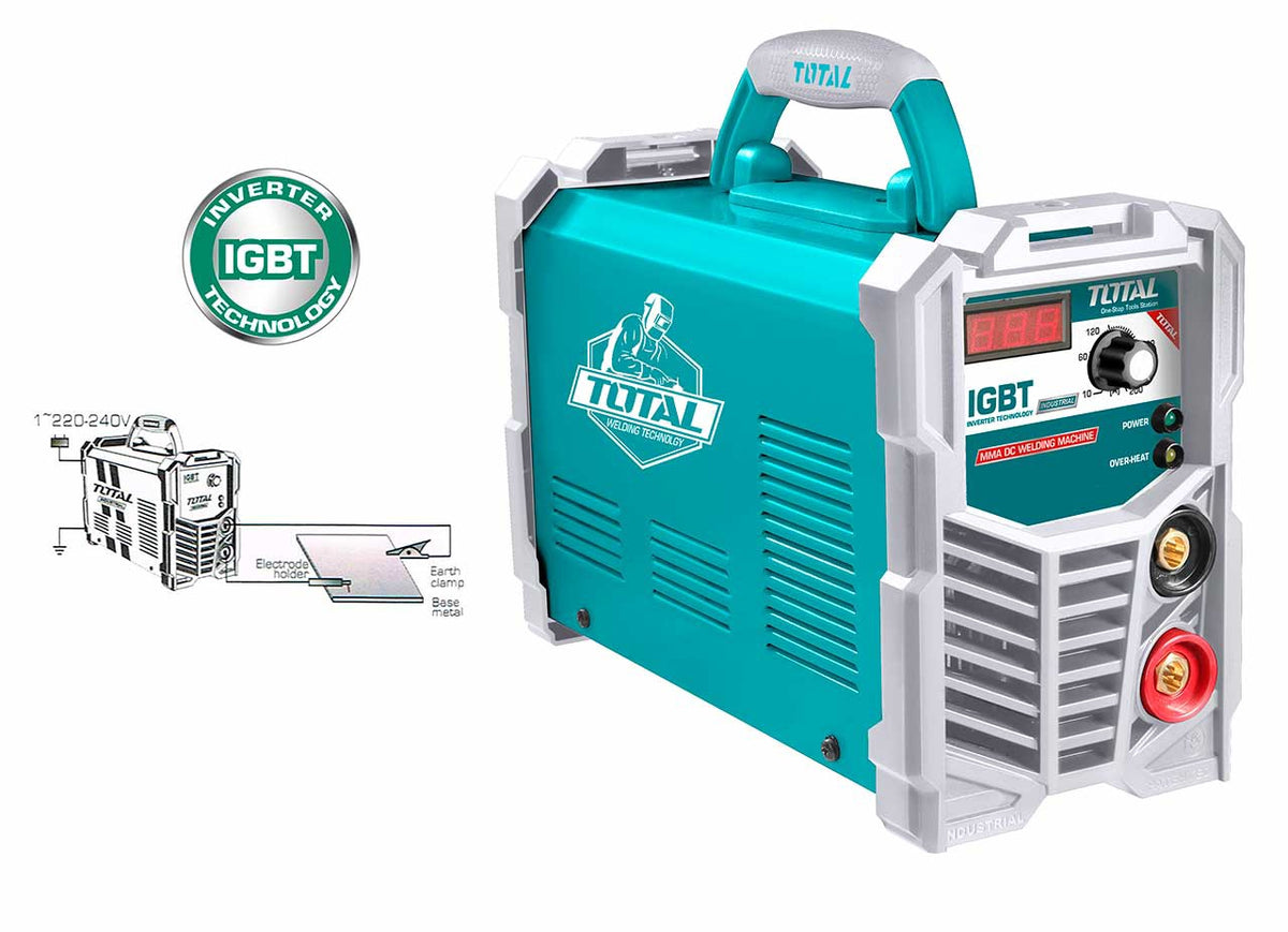 TOTAL Welding Machine UTW22005 Inverter 200A