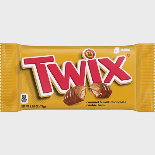 TWIN Twix 5 Bar Pack Fun Size 2.65OZ 75G