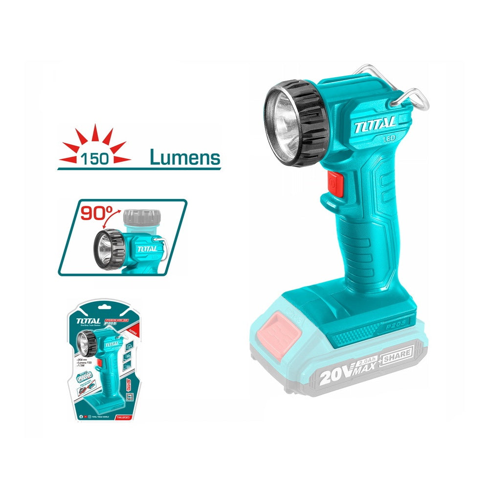 TOTAL Torch Light LED TWLI2023 20V Work Lamp