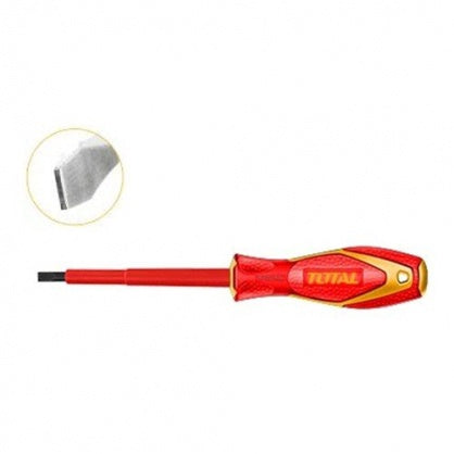 TOTAL Screwdriver Flat THTIS4100 4 X 100 Insulated