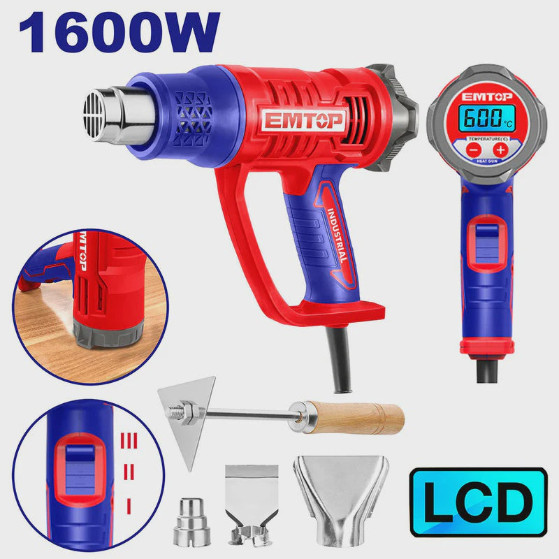 EMTOP Heat Gun ULHGN16056 1600W