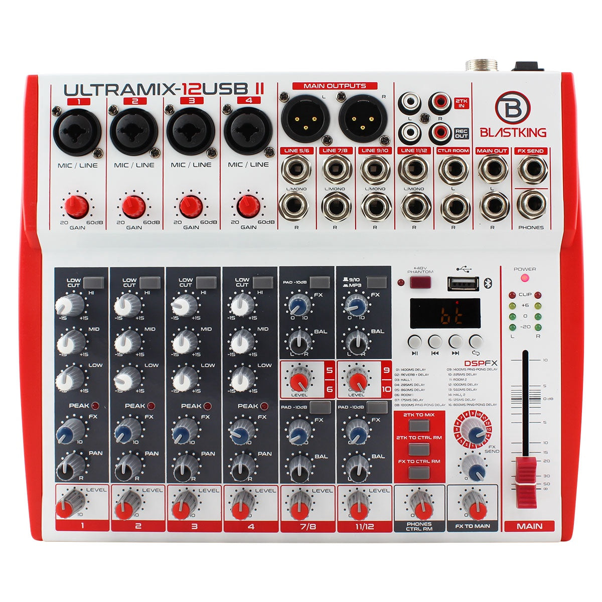 BLASTKING Mixer ULTRAMIX-12USBII