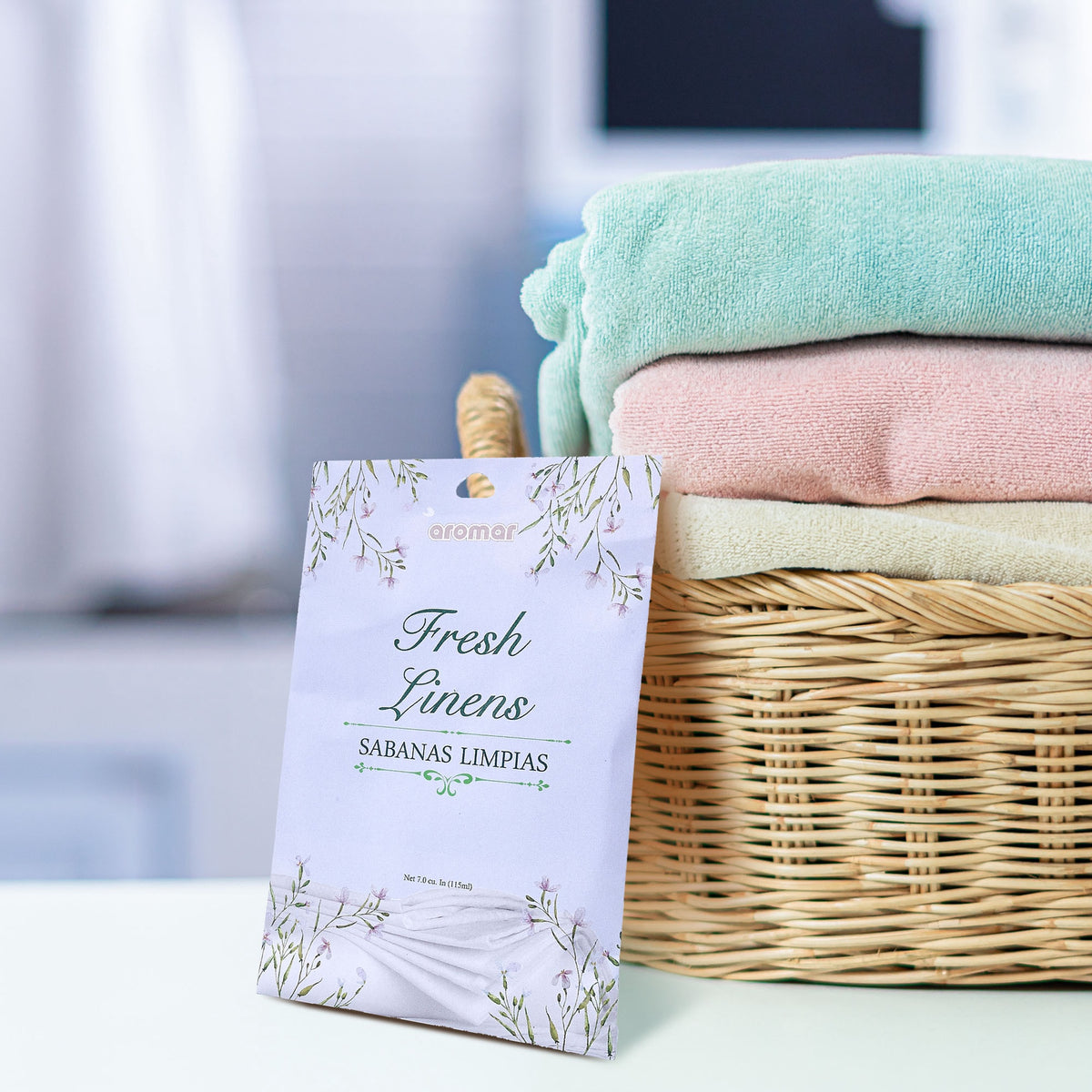 AROMAR Fragrance Sachet 2PCS Pack Fresh Linens DP3326