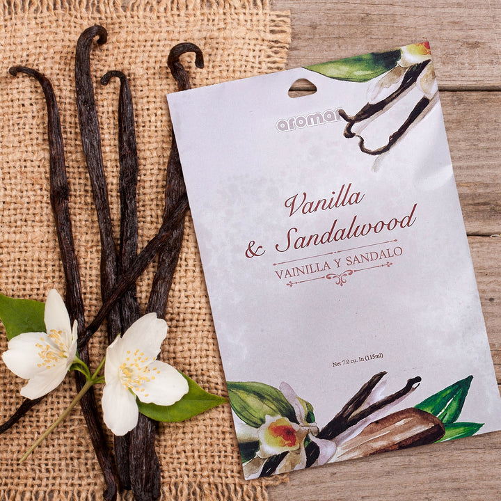 AROMAR Fragrance Sachet 2PCS Pack Vanilla & Sandalwood DP3392