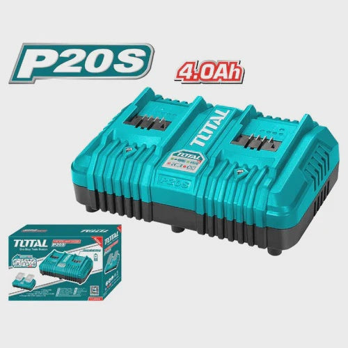 TOTAL Charger 20V UTCLI2034 Fast 2-PORT