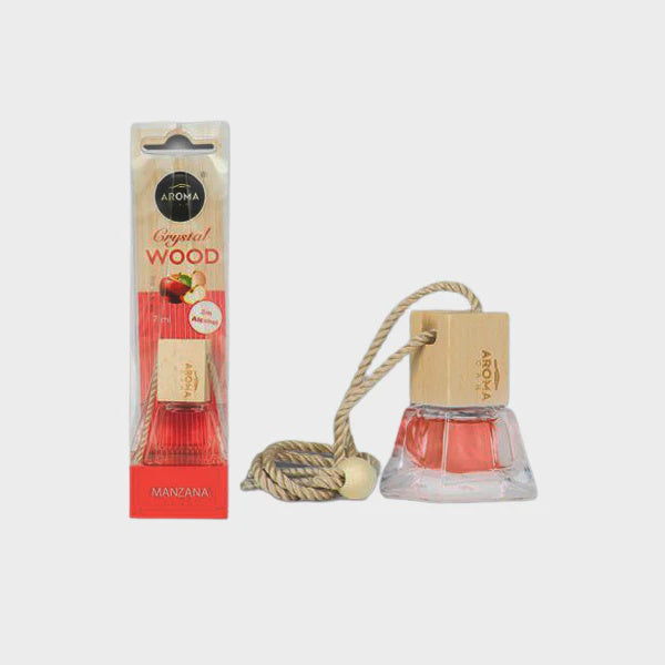 AROMA Car Air Freshener Crystal Wood Apple 7ML