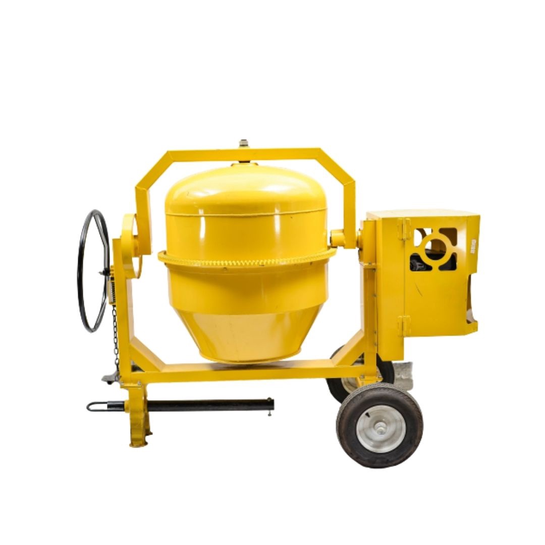 Concrete Mixer 450L CM450 Ransom with Honda Gas Engine Yellow