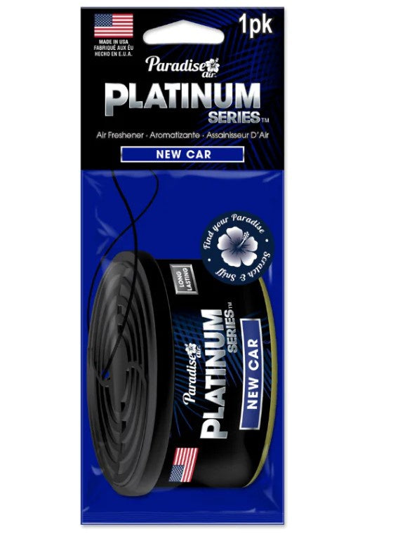 Car Air Freshener Paradise Platinum Series New Car 1PK