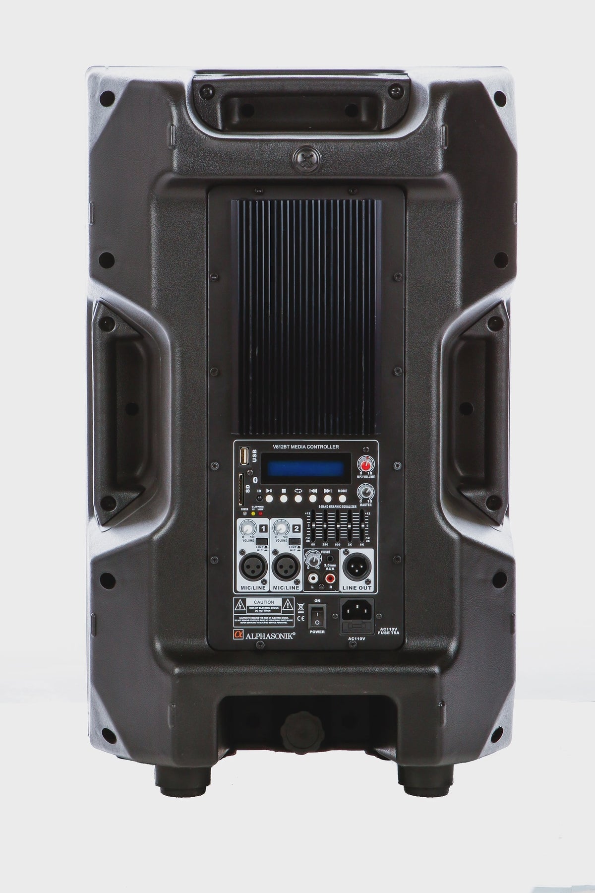 ALPHASONIK Speaker Box 12" V812BT Powered Sold Each