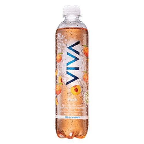 VIVA Peach Sparkling Water 16.9FL OZ 500ML