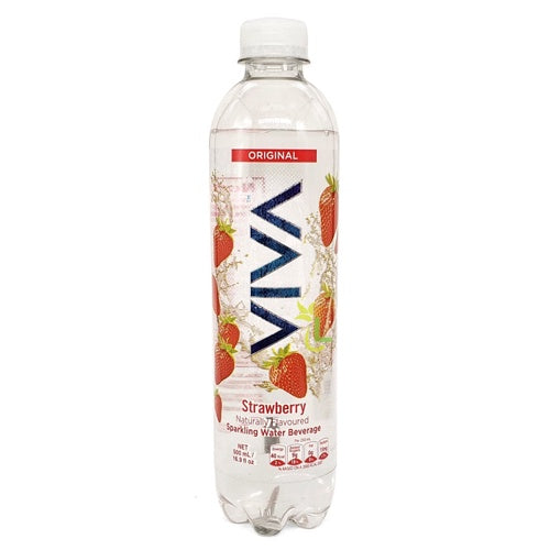 VIVA Strawberry Sparkling Water 16.9FL OZ 500ML