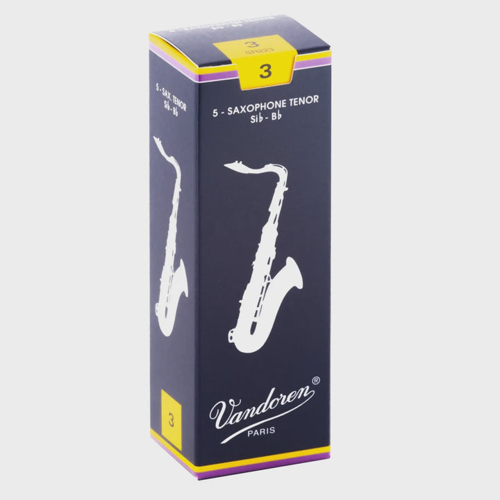 VANDOREN Reeds Paris 3 SR223 5PCS Pack Saxophone Tenor SIB-BB