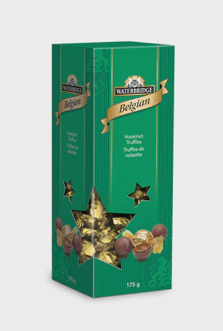 WATERBRIDGE Belgian Milk Chocolate Hazelnut Truffles 175G