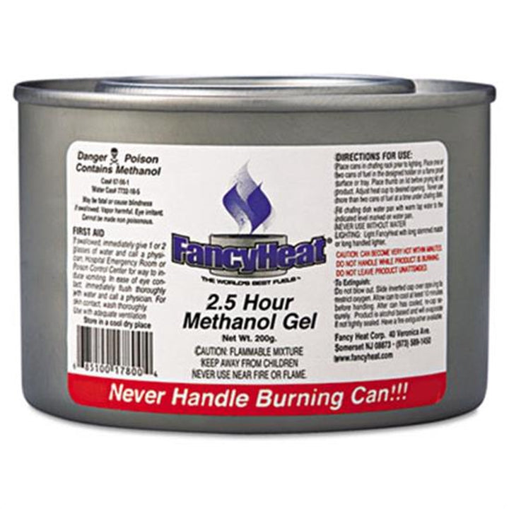 FANCY HEAT Food Warmer Chafing Fuel Methanol 2.5 Hour 200G 7.05OZ