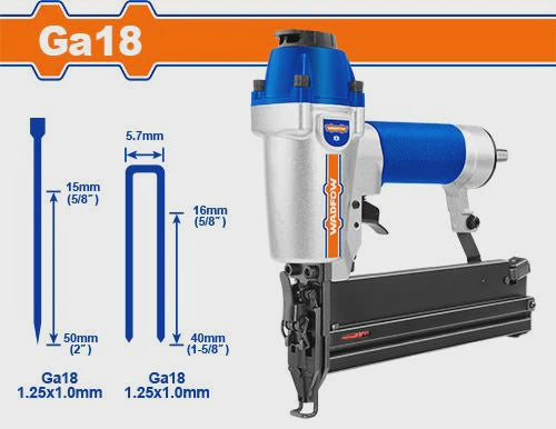 WADFOW Nail Gun Air WBN2540 2 IN 1 Nail and Sraple Gun