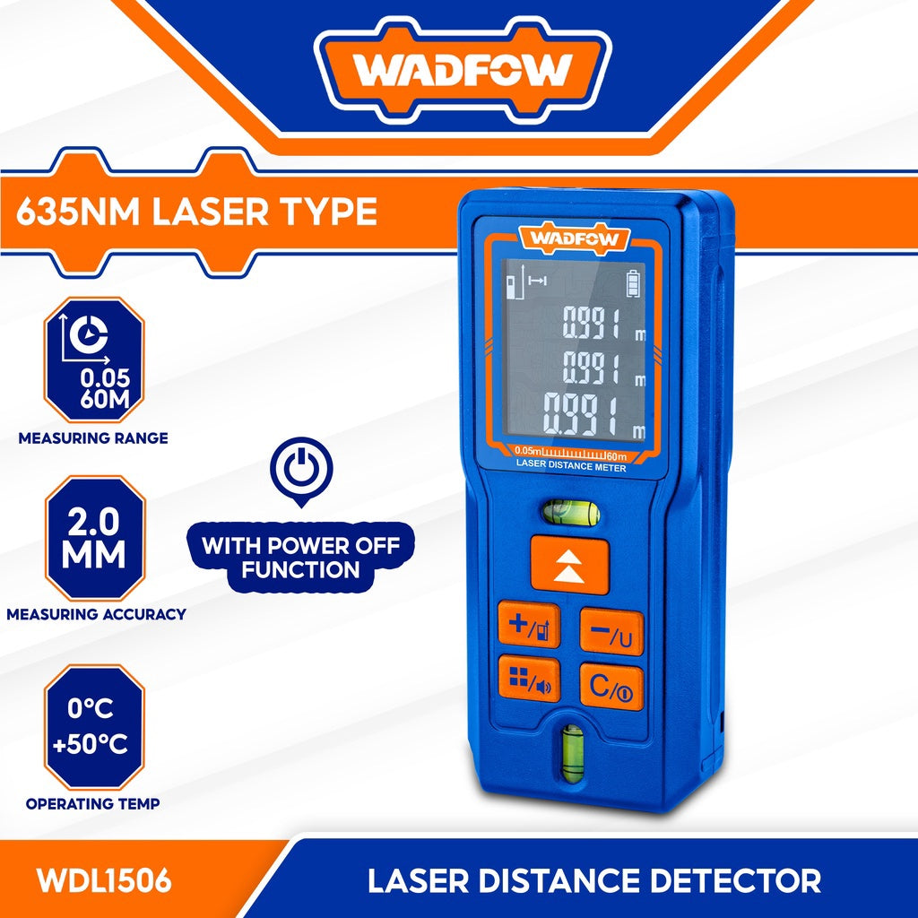WADFOW Laser Distance Detector WDL1506 60M