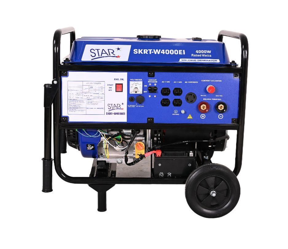 STAR Generator 4000W SKRTW4000EI Premium Blue Electric with Welder