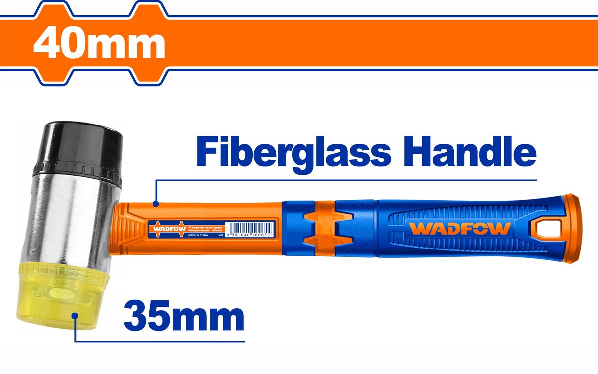 WADFOW Hammer Rubber Mallet WHM7305 Plastic