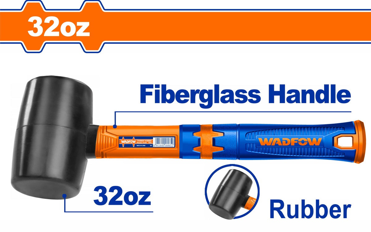WADFOW Hammer Rubber Mallet 32OZ WHM7307