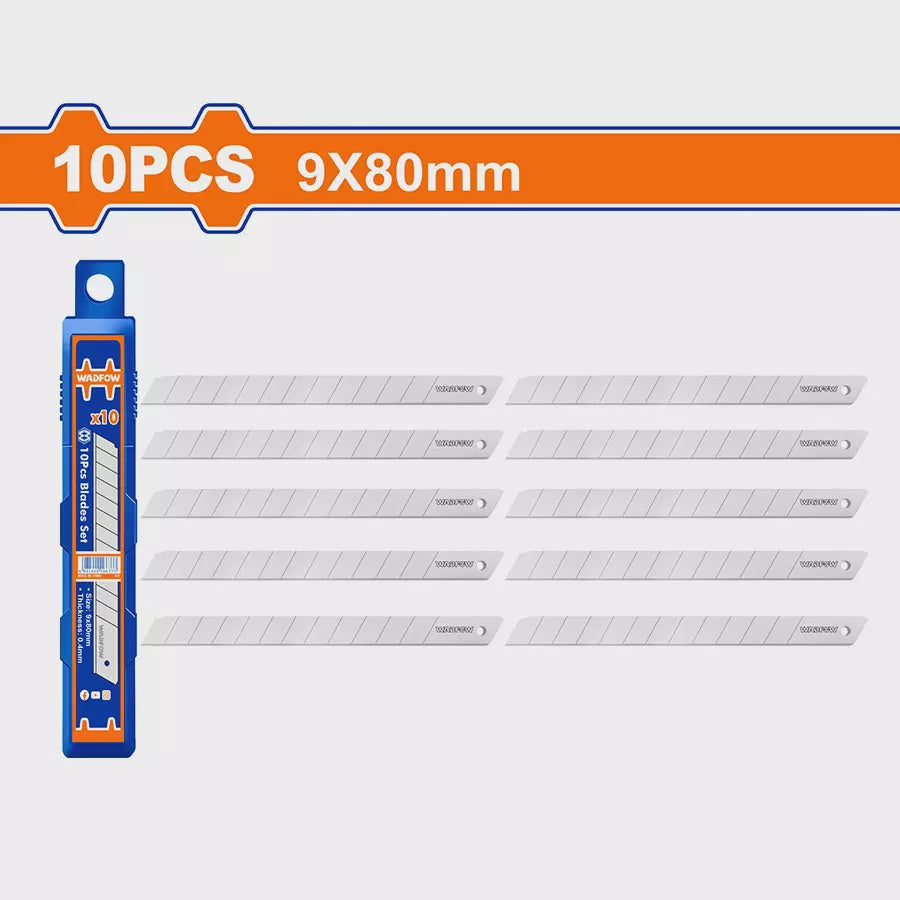 WADFOW Blade Utility 10PCS WMK1K09 9 X 80MM SNAP-OFF