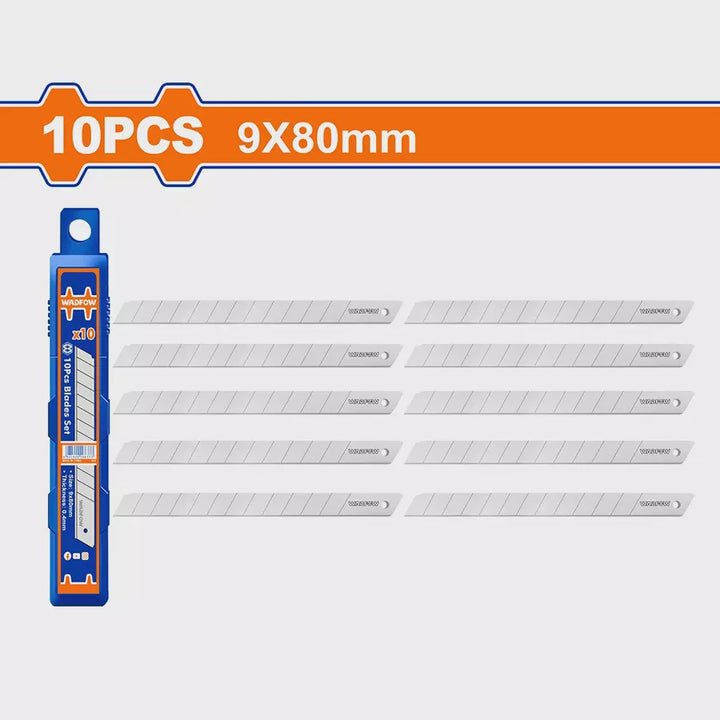 WADFOW Blade Utility 10PCS WMK1K09 9 X 80MM SNAP-OFF