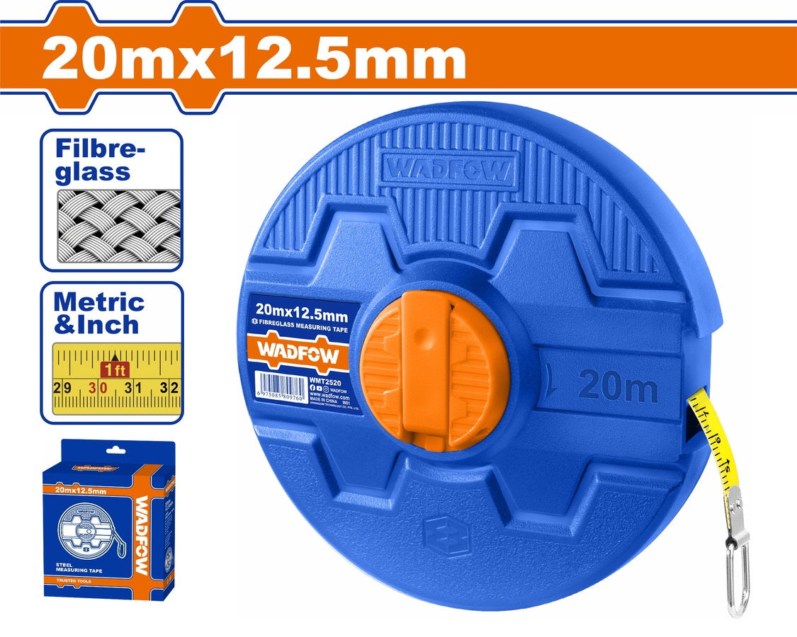 WADFOW Measuring Tape 20M X 12.5MM WMT2520