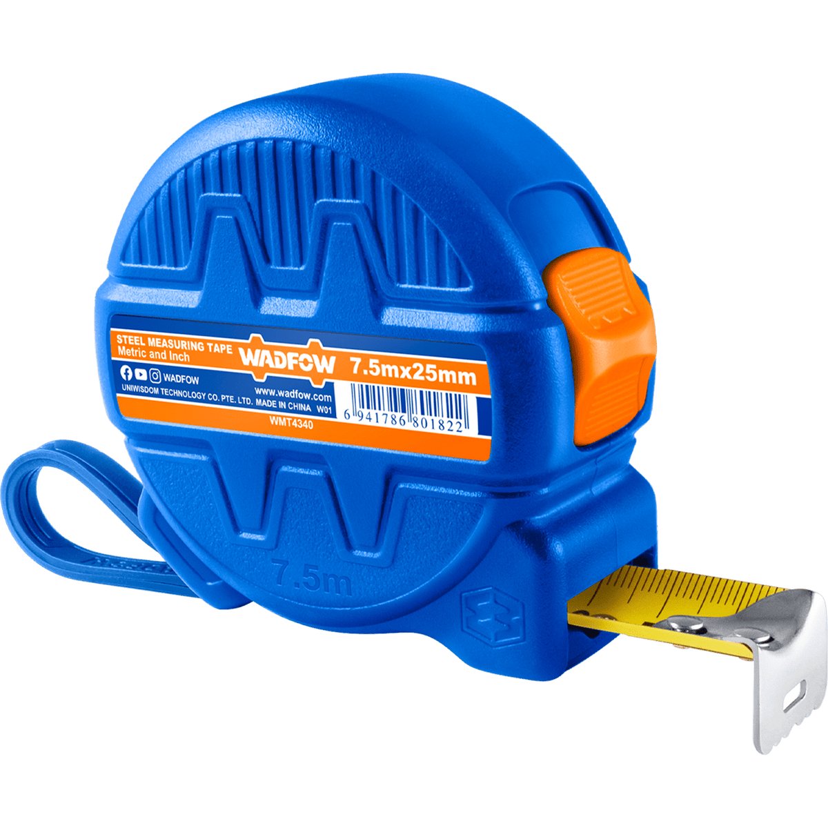 WADFOW Measuring Tape 7.5M X 25MM WMT4340