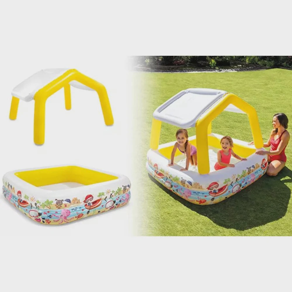 INTEX Pool 57470NP 62" X 62" X 48" with Sun Shade
