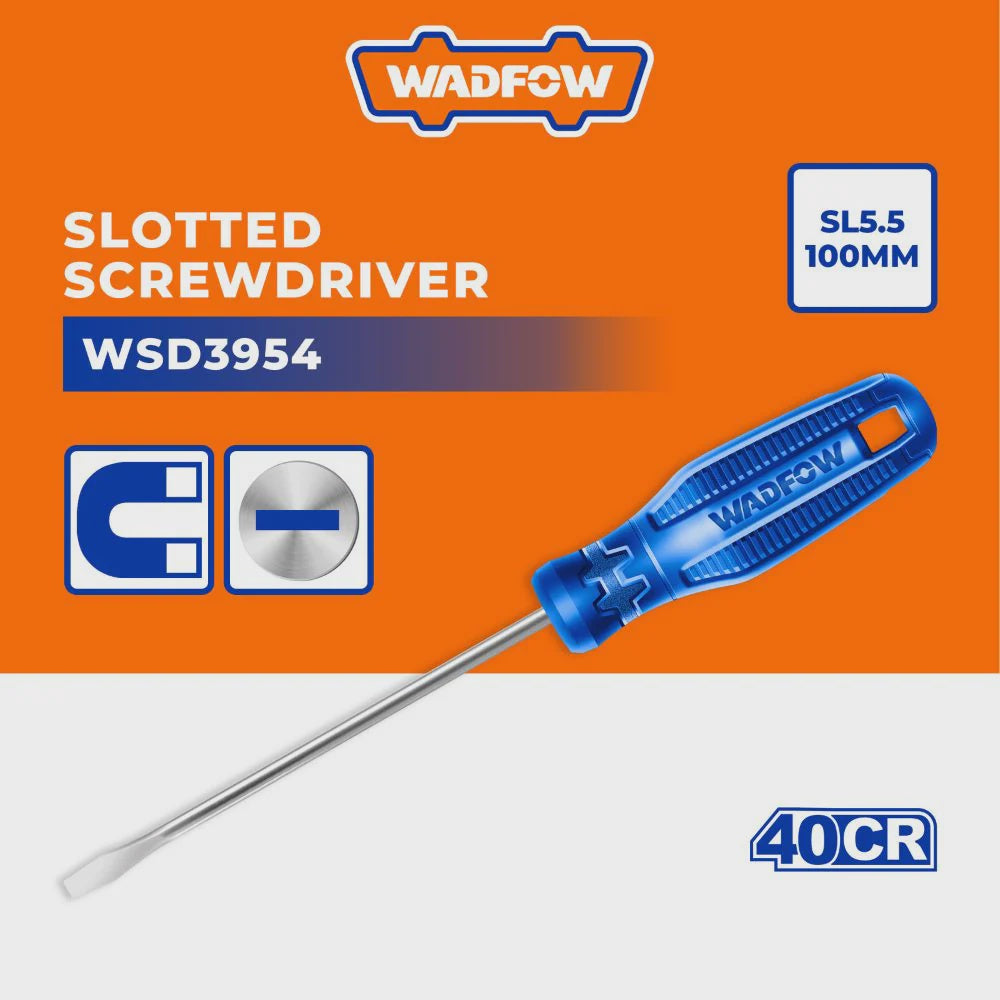 WADFOW Screwdriver Flat WSD3954 SL5.5 X 100MM