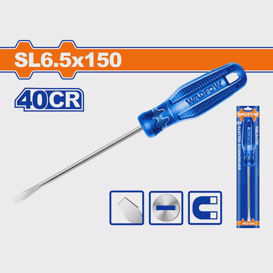WADFOW Screwdriver Flat WSD3966 SL6.5 X 150MM