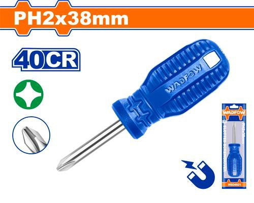 WADFOW Screwdriver 4" Star WSD4921 PH2 X 38MM