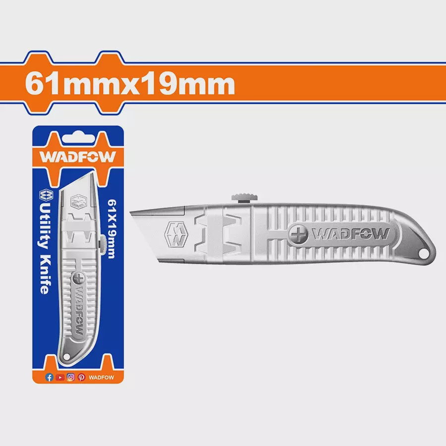 WADFOW Knife Utility WSK6661 61 X 19MM Aluminum Alloy