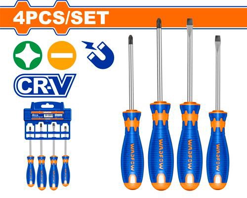 WADFOW Screwdriver Set 4PCS WSS1204