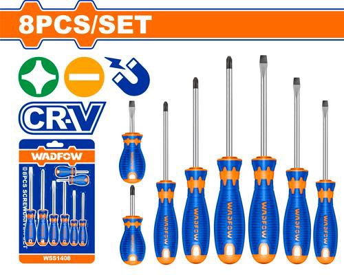WADFOW Screwdriver Set 8PCS WSS1408