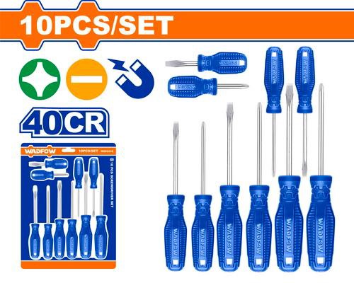 WADFOW Screwdriver Set 10PCS WSS2410