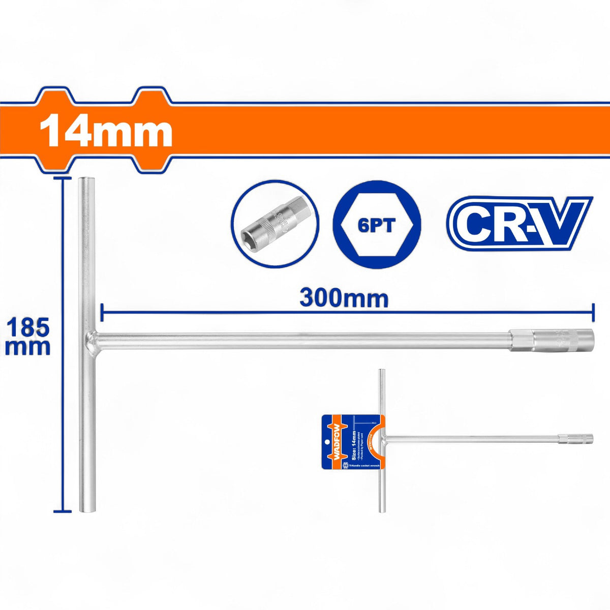 WADFOW Spanner 14MM WTH1114 T-HANDLE
