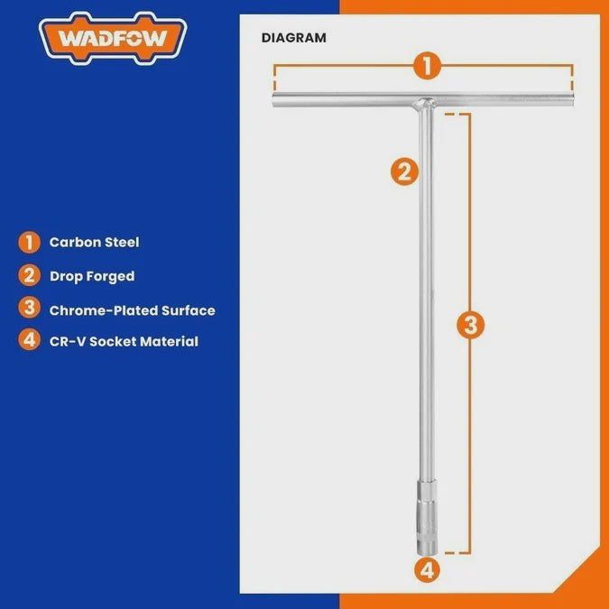 WADFOW Spanner 19MM WTH1119 T-HANDLE