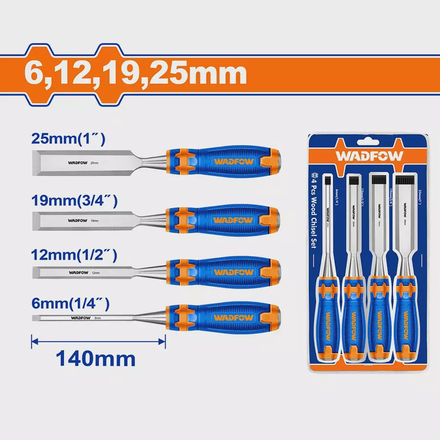WADFOW Chisel Wood 4PCS Set WWC2204