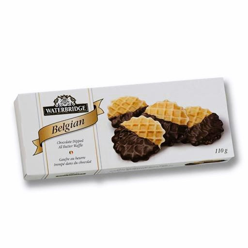 WATERBRIDGE Belgian Chocolate Dipped All Butter Waffle 110G