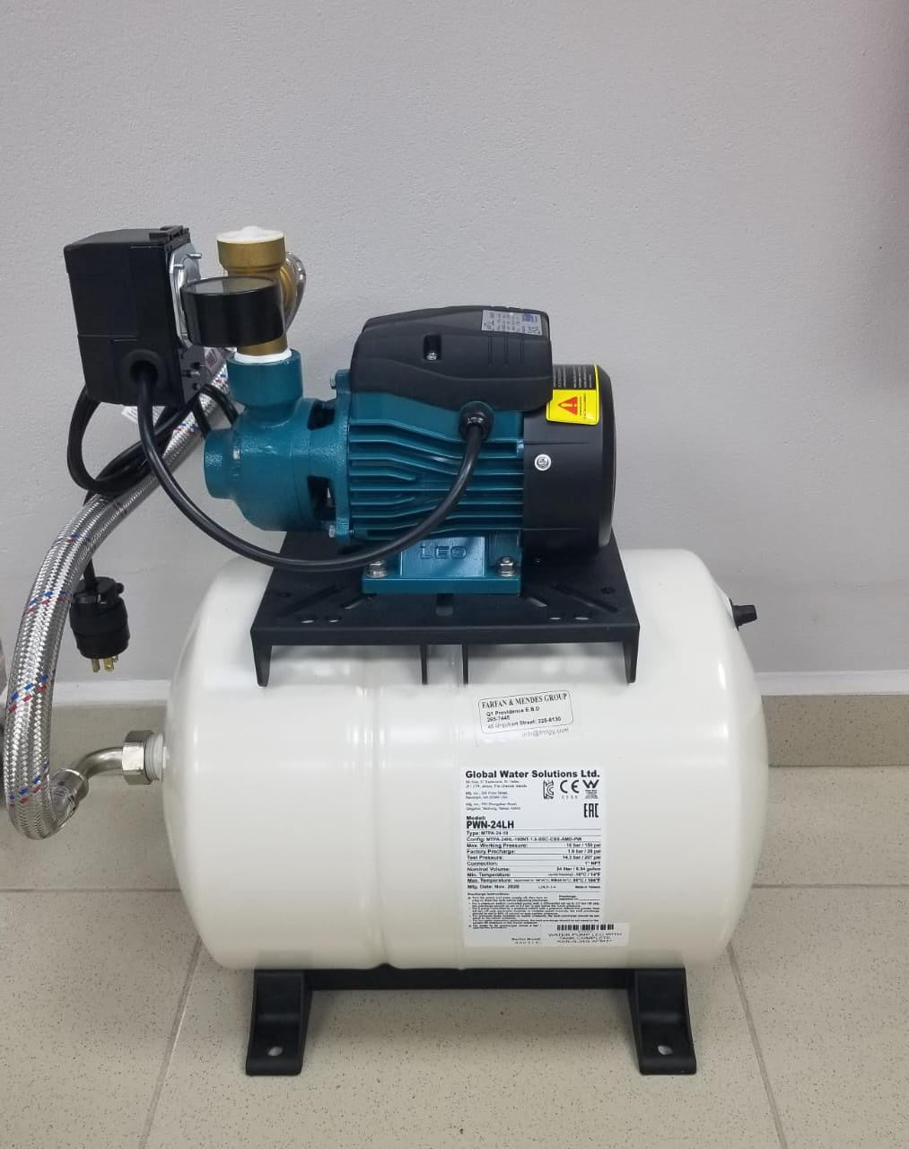 LEO Water Pump with Tank Complete K24L/6.34G APM37