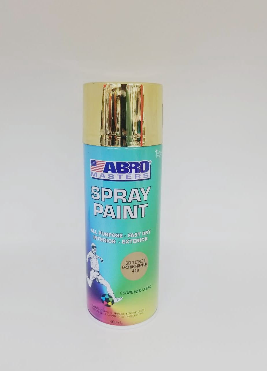 ABRO Tin Spray Gold 18K Shine #418