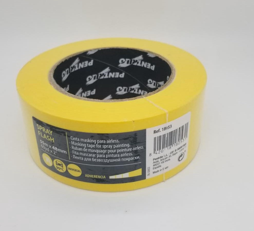 Tape Masking Yellow Pentrilo 2" X 60 Yd #18053