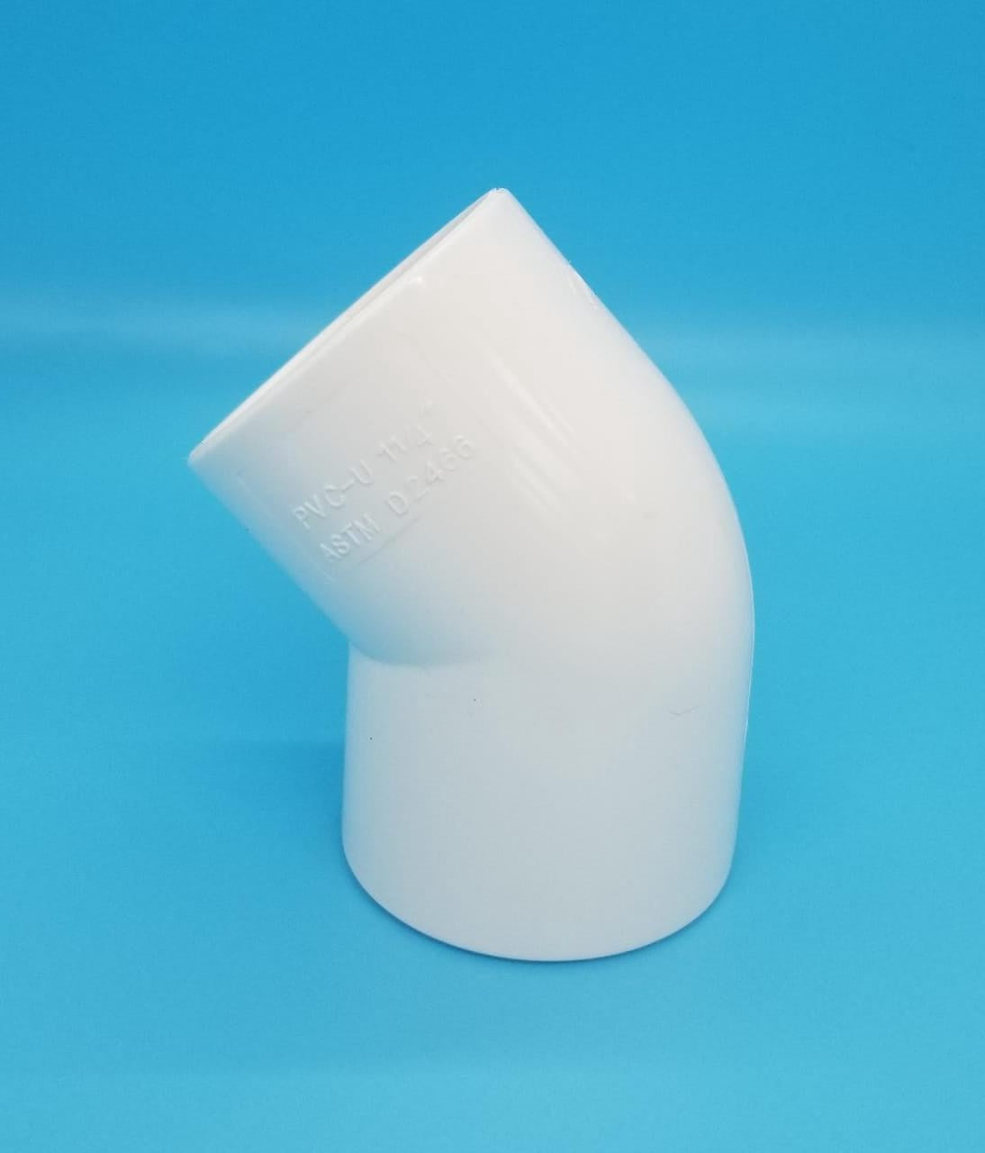 PVC Knee 1 1/4" 45 Deg Heavy