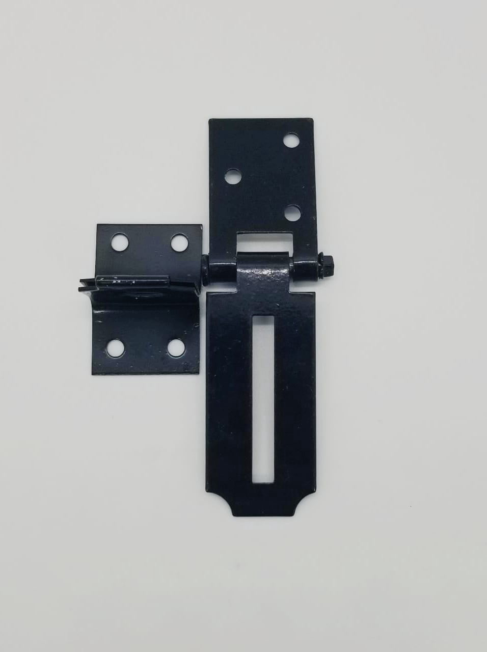 Hasp & Staple 4" Black Light Duty Ultra Strong