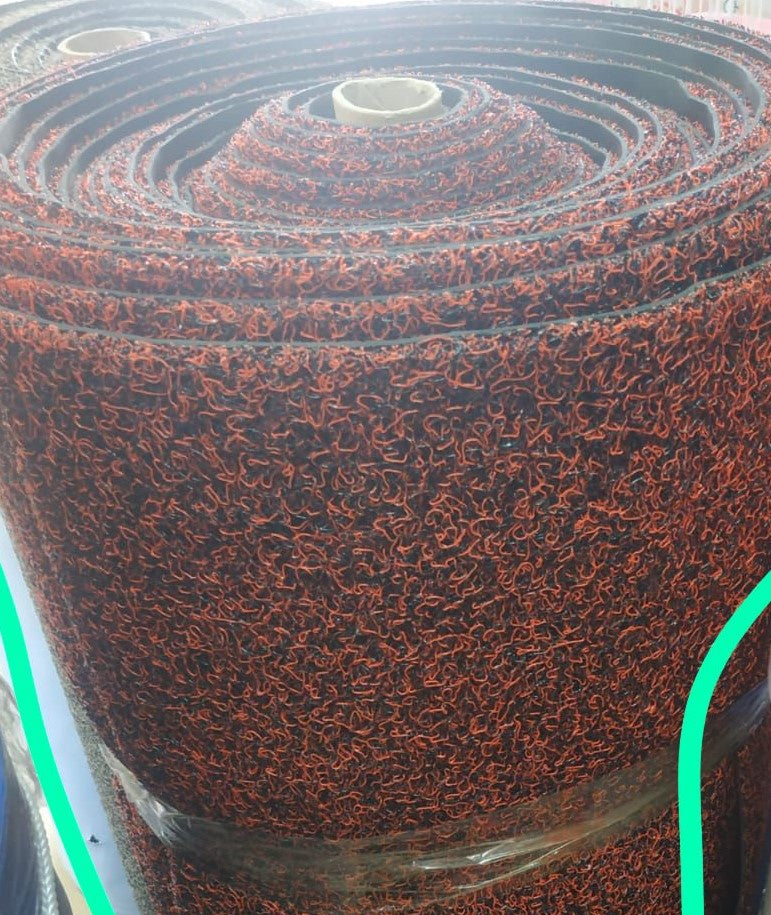 Floor Mat Rubber 48" W Thick Red Sold by Ft