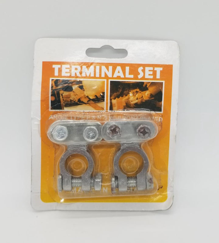 Battery Terminal Set Zinc Bronz Plated