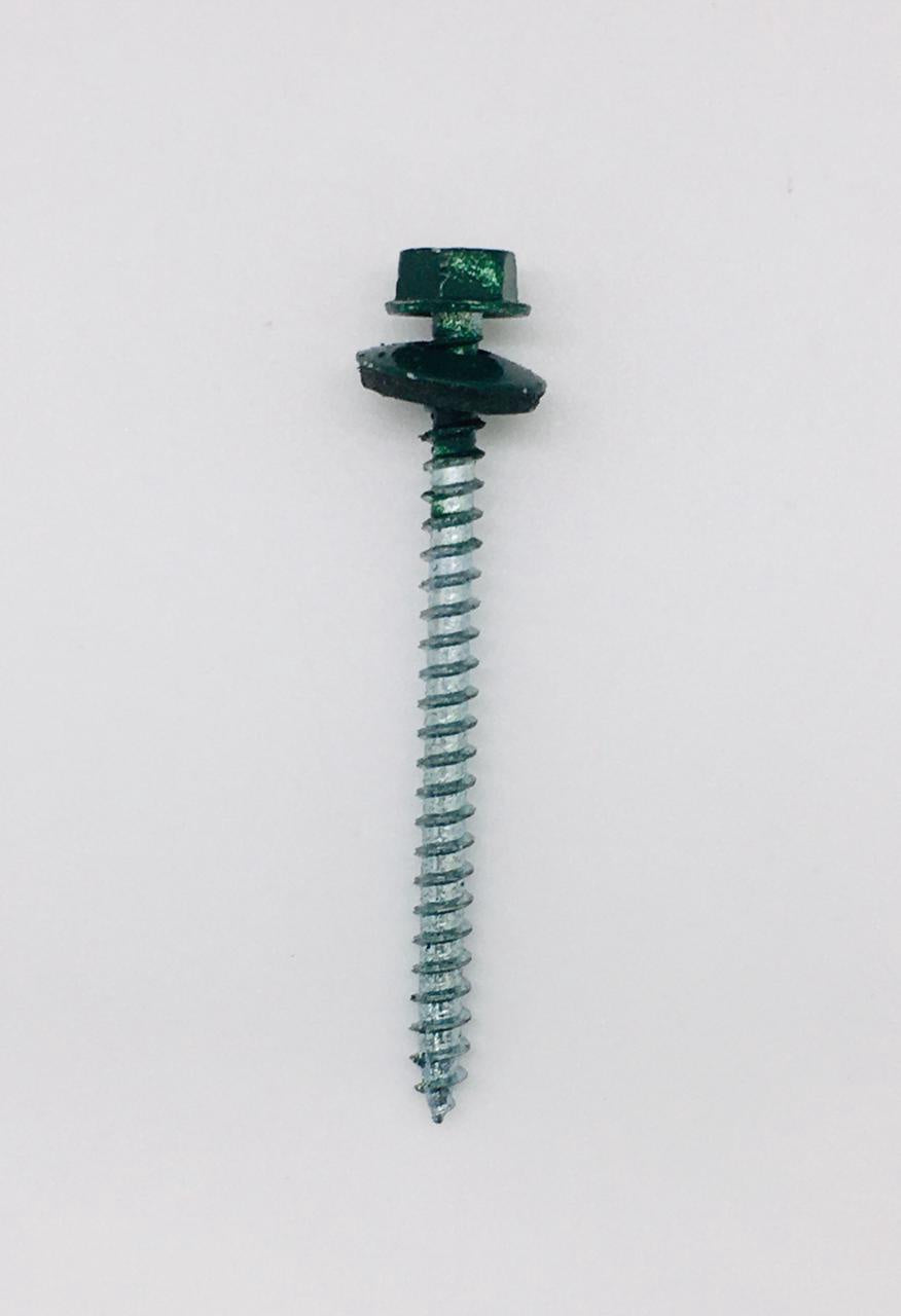 Screw Ind. 2 1/2" 10G Green METAL-WOOD Sold Each