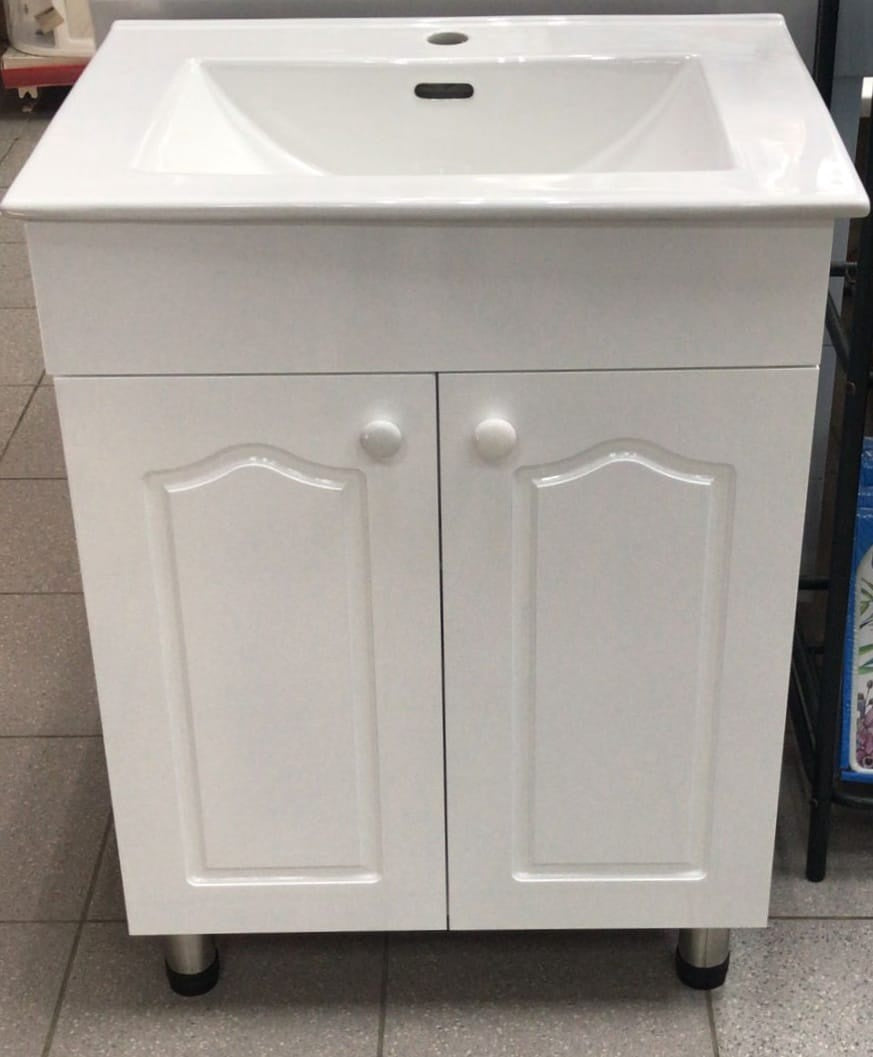 Cabinet Bathroom White SC13 600X470X800MM